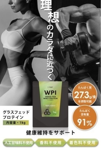 【2袋セット】 プロテイン 人工甘味料不使用 軽量スプーン付き 高タンパク質