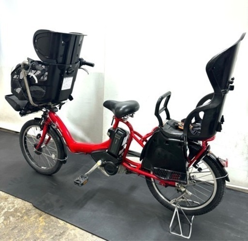 関東全域送料無料　業界最長12ヶ月保証　電動自転車　ブリヂストン　アンジェリーノ　20インチ 8.7ah パワフル　赤色