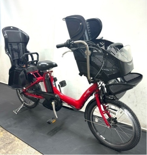 関東全域送料無料　業界最長12ヶ月保証　電動自転車　ブリヂストン　アンジェリーノ　20インチ 8.7ah パワフル　赤色