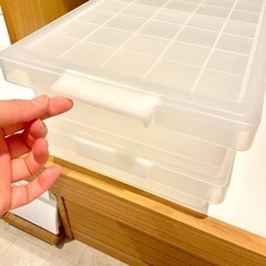 【無印】蓋つき収納ケース2個セットの画像