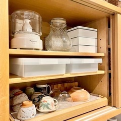 【無印】蓋つき収納ケース2個セットの画像