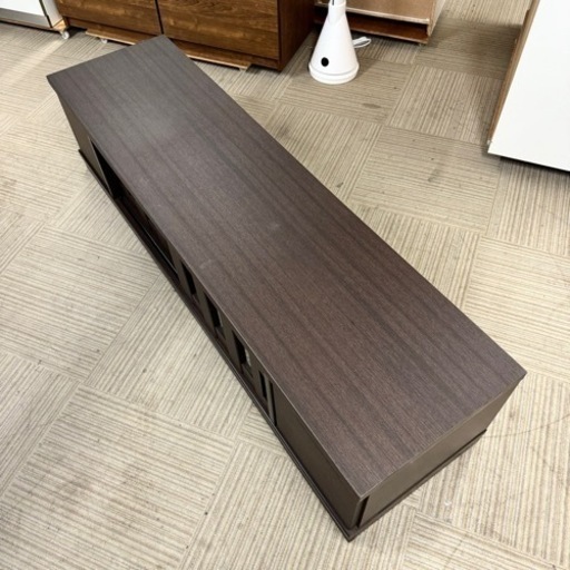 【超美品‼️】定価49,990円♪ ニトリ 170cm幅ローボード(アケビ170) テレビ台 リビング収納家具 木目調ダークブラウン♪