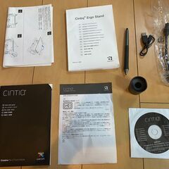 【値下げ】WACOM Cintiq 27QHD touch DTH-2700 液晶タブレット＋スタンド 　ワコムの画像