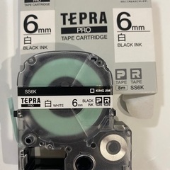 テープカートリッジ6mm(白)