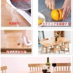 厚手ビニールのクリアマット　最終値下げの画像