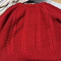 決まりました！　ロペピクニック　ゆったりサイズ赤ニットの画像