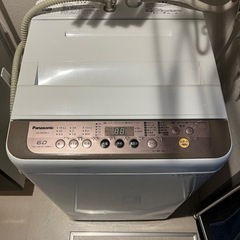 早い者勝ち‼️パナソニック　2017年製 NA-F60PB11-T 全自動洗濯機 ブラウン [洗濯6.0kg /乾燥機能無 /上開き] 