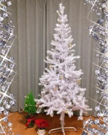 クリスマスツリー白