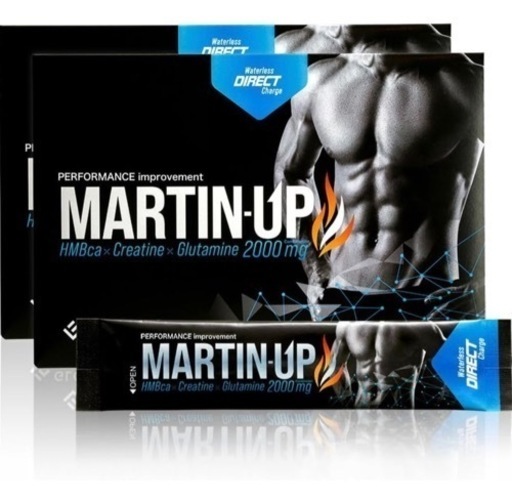 【新品　未使用】グロリアス製薬 MARTIN-UP マーチンアップ（単品）HMB サプリ クレアチン グルタミン EAA アミノ酸（15包入り）