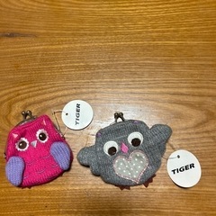 フクロウ小銭入れ新品2個セット