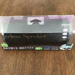未使用　Bluetooth対応 ワイヤレススピーカー 　ST-BS01　ブラックの画像
