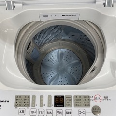 Hisense 全自動洗濯機 HW-T60H 2023年製【トレファク東大阪店】