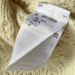 試着のみの美品◇AMERICAN HOLIC ケーブルニット ケーブル編み Mの画像
