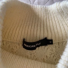 試着のみの美品◇AMERICAN HOLIC ケーブルニット ケーブル編み Mの画像