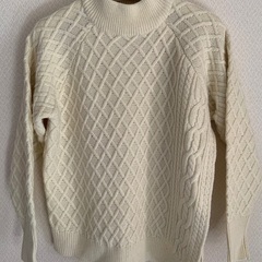 試着のみの美品◇AMERICAN HOLIC ケーブルニット ケ...