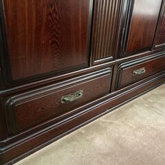 収納家具　洋服ダンス　幅1430mm　奥行き660mm　高さ1790mm　中野区南台でお渡しの画像