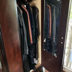 収納家具　洋服ダンス　幅1430mm　奥行き660mm　高さ1790mm　中野区南台でお渡しの画像