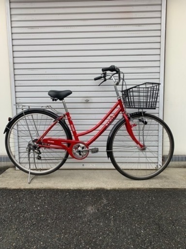 ☆前後タイヤ新古品☆   27型　LEDオートライト軽快車   防犯登録料込価格︎‼︎