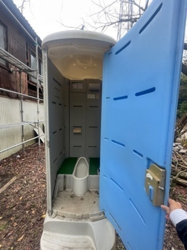 値下げ　仮設トイレ(汲取済み)