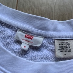 リーバイス★Levi's スウェットトレーナー ロゴスウェット M 白の画像