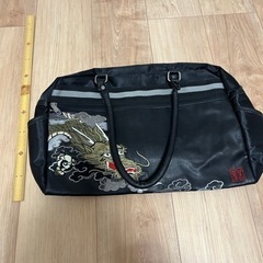 刺繍　龍柄　ショルダーバック　カバン　鞄　かばん　肩掛けの画像