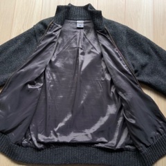 Columbia★コロンビア オスクーロセーターOscuro ジップアップジャケット ウール TITANIUM グレー Lの画像