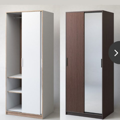 IKEA 鏡付き棚