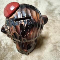 年代もの！ 古い陶器製 貯金箱の画像