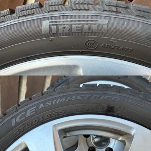 ☆ ベンツ Cクラス W204 PIRELLI スタッドレス アルミホイール 4本セット 225/45R17 2019年週製造 ☆
