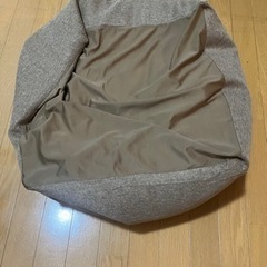 ニトリ　ビーズクッション(ブラウンのカバー付)