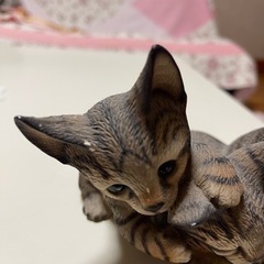 猫の置物の画像