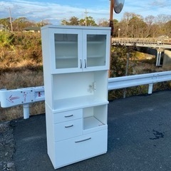 💁‍♀️☘️大阪市から阪南市まで配達設置無料💁‍♀️食器棚❸🍀