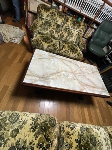 カリモク 応接セットのテーブルのみ