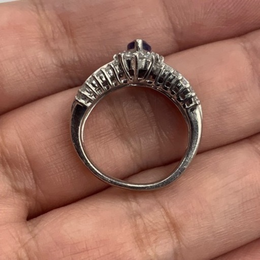 ア*ザ様 Pt900 ソリティアダイヤモンド0.80ctのリング Pt900 サファイヤリング 0.86ct ダイヤモンドリング 0.59ct 0.36ct 9.1g