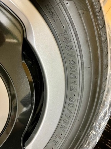 HONDA N-VAN 標準装着タイヤ　145/80R12LT