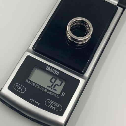 BVLGARI ブルガリ　ビーゼロワン　ホワイトゴールド　9.2g 3バンドリング