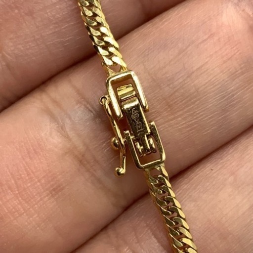 売り切れました。K18 6面ダブル　喜平ネックレス　約50cm 10.3g