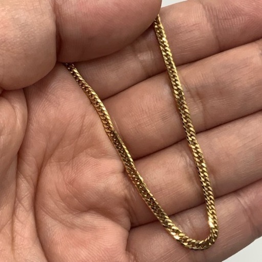 売り切れました。K18 6面ダブル　喜平ネックレス　約50cm 10.3g