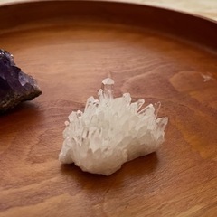【決定】アメジスト、水晶　原石の画像