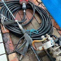 高圧洗浄機　水洗い機　ジャンクの画像