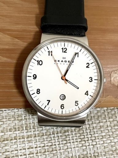[美品/稼働品]スカーゲン SKAGEN Denmark /SKW6024/リストウォッチ/デイト/ラウンドフェイス/腕時計