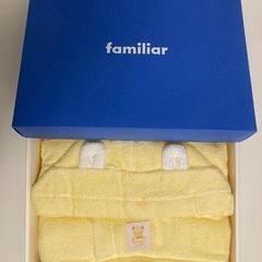 【新品未使用】ファミリア　ポンチョ型バスタオルの画像
