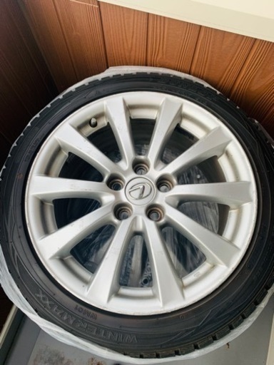 レクサスＩＳ純正アルミ、スタッドレスセット（ビッグキャリパー対応）