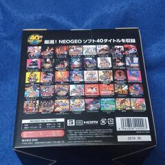 新品　未開封　ネオジオミニ　NEOGEO mini　ゲーム40タイトル収録の画像