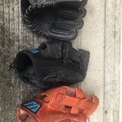 野球グローブ　3個