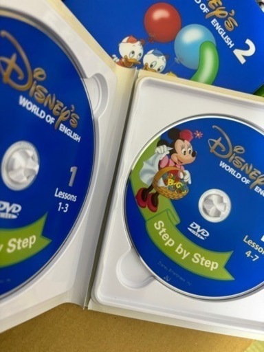 〈お話し中〉2012年購入 ステップバイステップ　旧子役　字幕あり　DVD24枚　メインプログラム　ディズニー英語システム　DWE　Disney　ワールドファミリー　中古