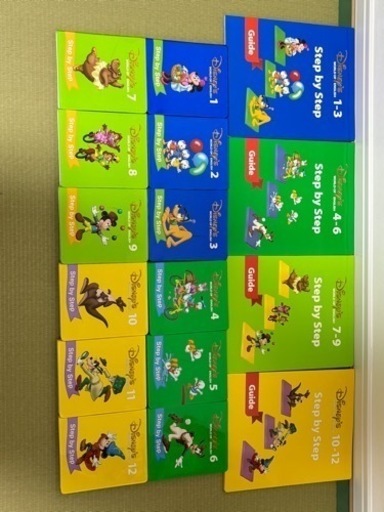 〈お話し中〉2012年購入 ステップバイステップ　旧子役　字幕あり　DVD24枚　メインプログラム　ディズニー英語システム　DWE　Disney　ワールドファミリー　中古
