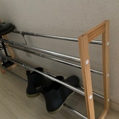 シューズラック　伸縮式