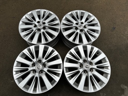 TOYOTA 20系後期型ヴェルファイア　純正ホイール　18インチ　シルバー