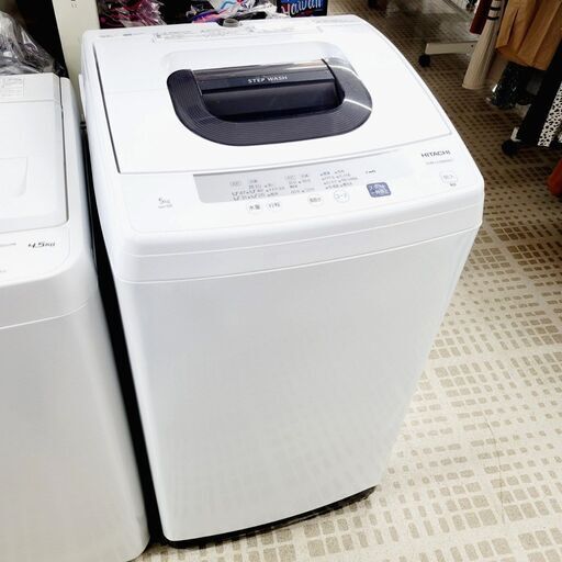 2/11【家具・家電複数購入で割引可】日立/HITACHI 洗濯機 NW-50E 2019年製 5キロ
